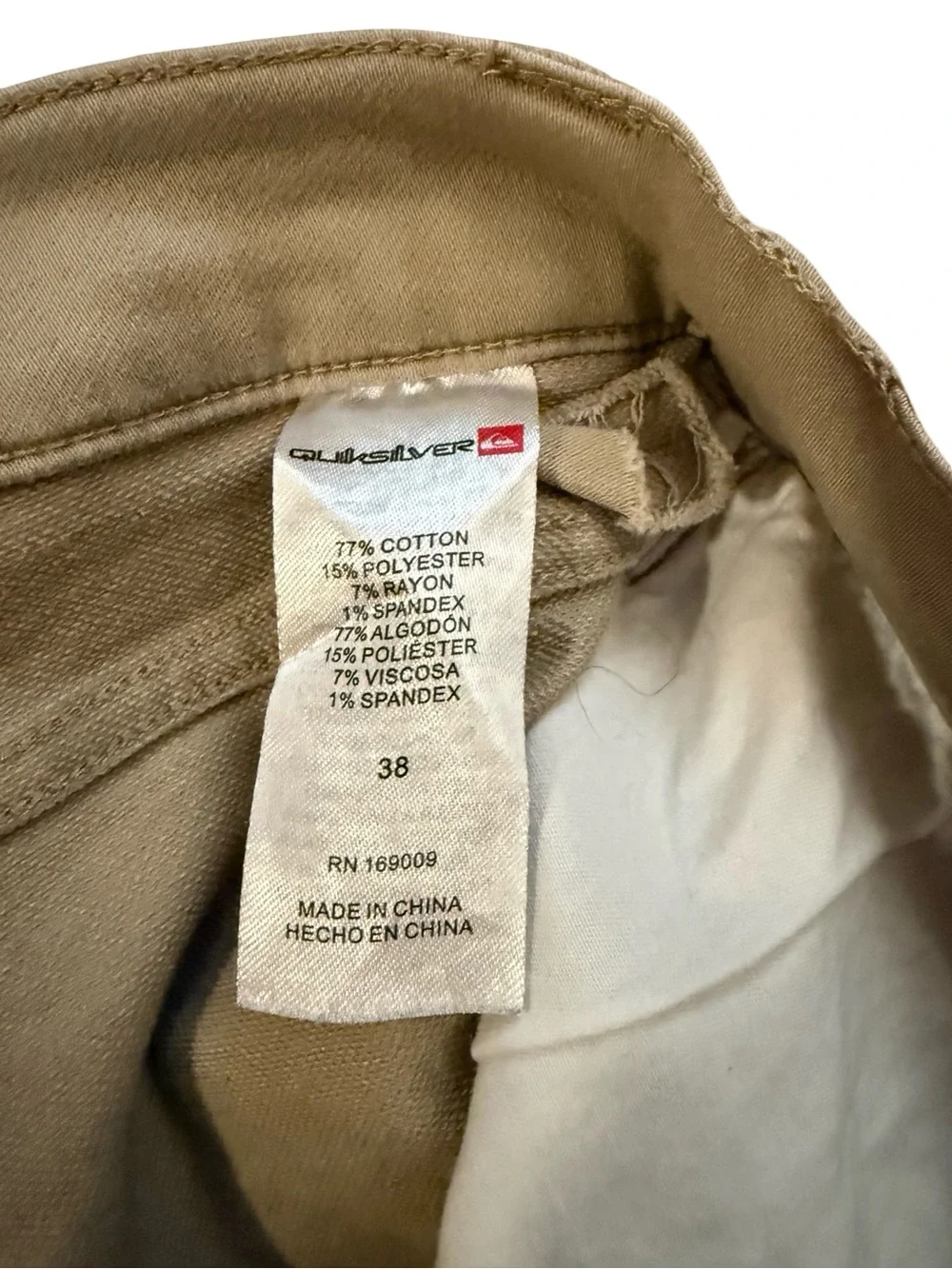Quiksilver classic beige